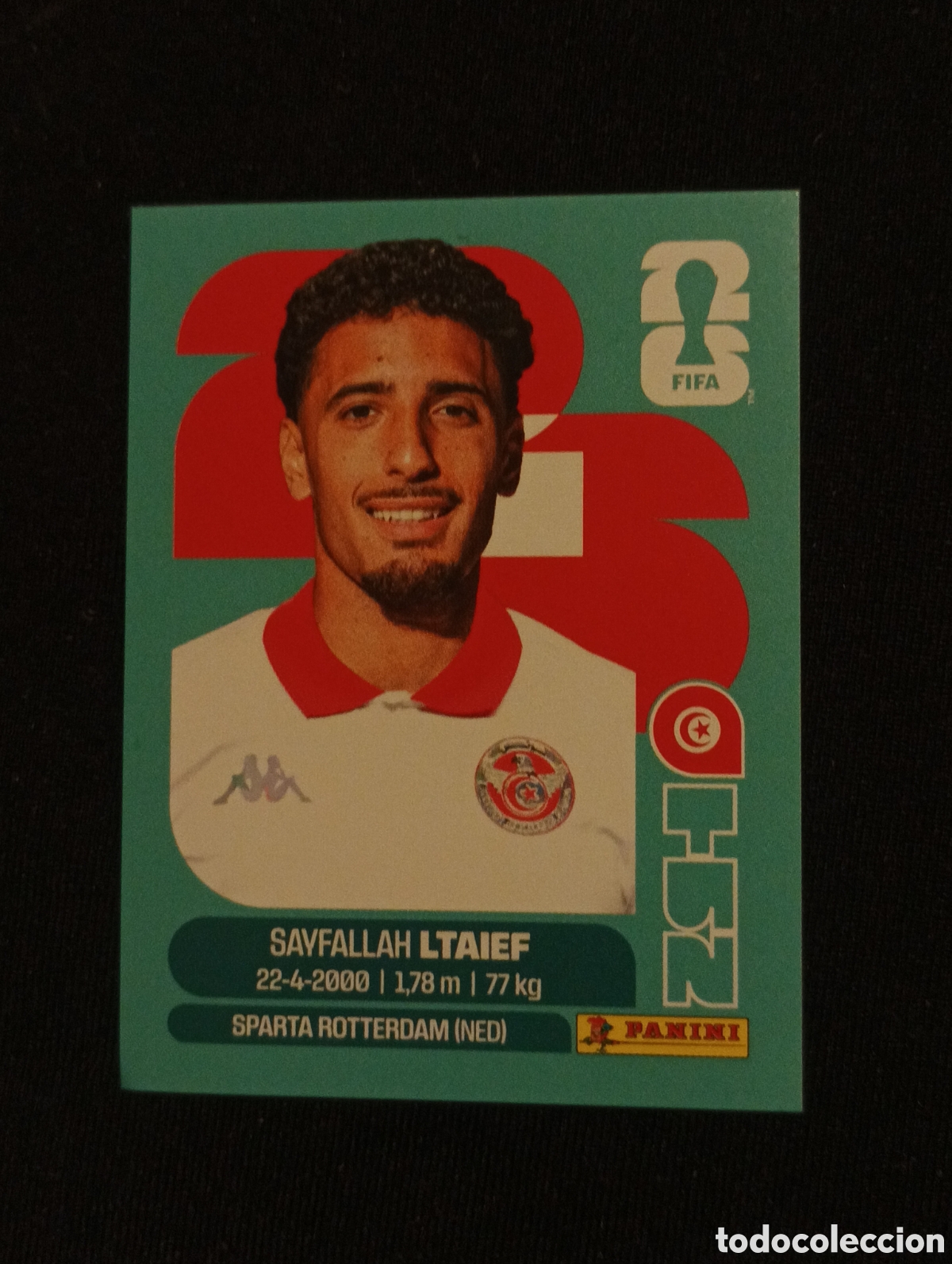 Cromos de f&uacute;tbol: mundial panini 2026 sayfallah ltaief