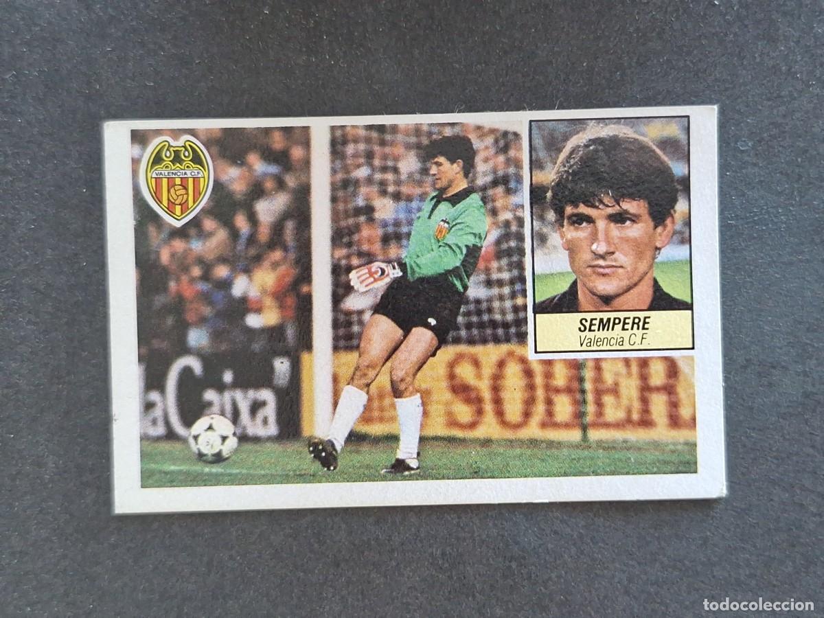 Cromos de f&uacute;tbol: L5 SEMPERE VALENCIA C. F. LIGA ESTE 1984 1985 84 85 DESPEGADO RECUPERADO