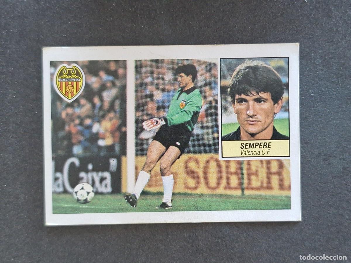 Cromos de f&uacute;tbol: L5 SEMPERE VALENCIA C. F. LIGA ESTE 1984 1985 84 85 DESPEGADO RECUPERADO
