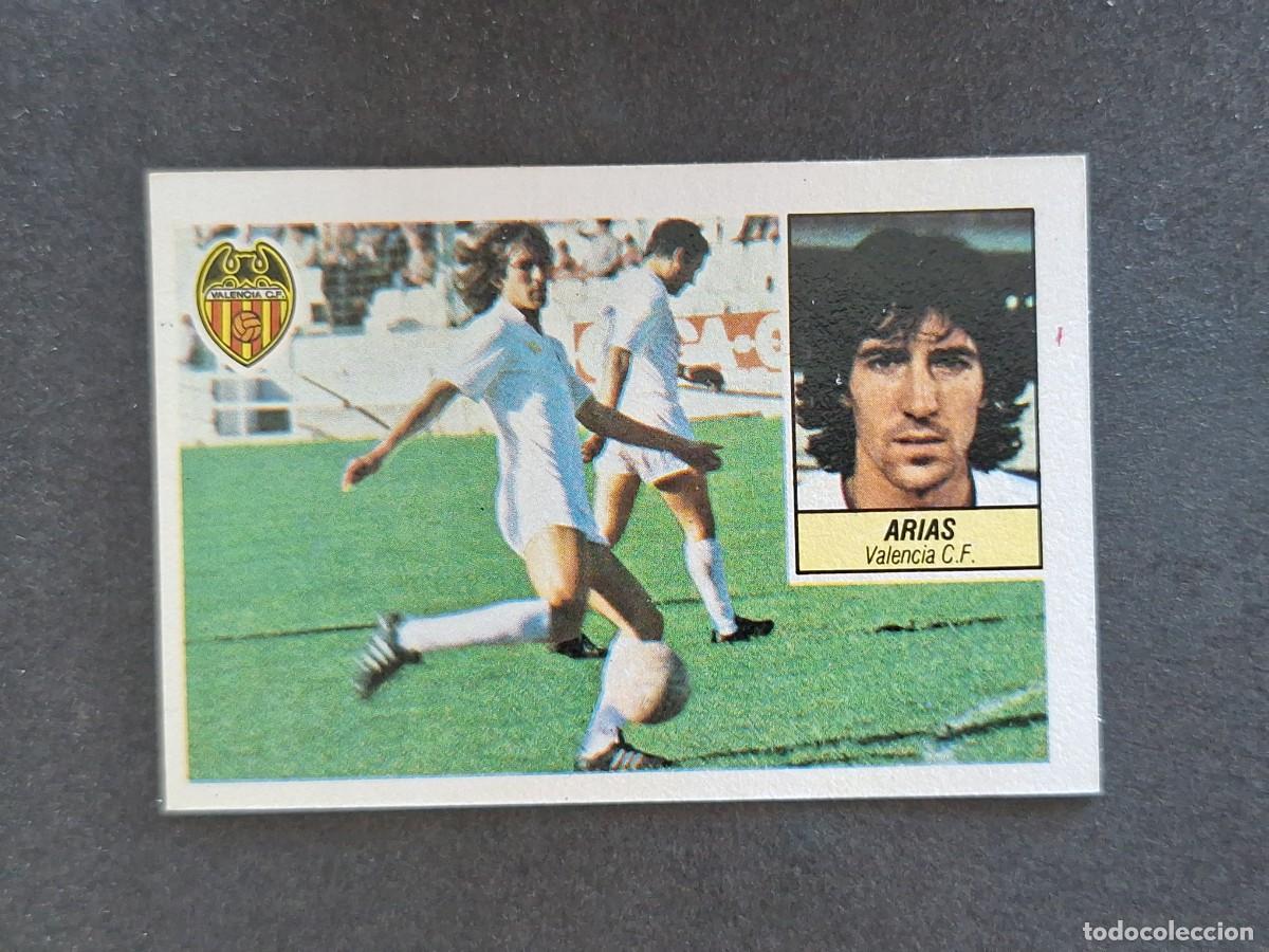 Cromos de f&uacute;tbol: L5 ARIAS VALENCIA C. F. LIGA ESTE 1984 1985 84 85 DESPEGADO RECUPERADO