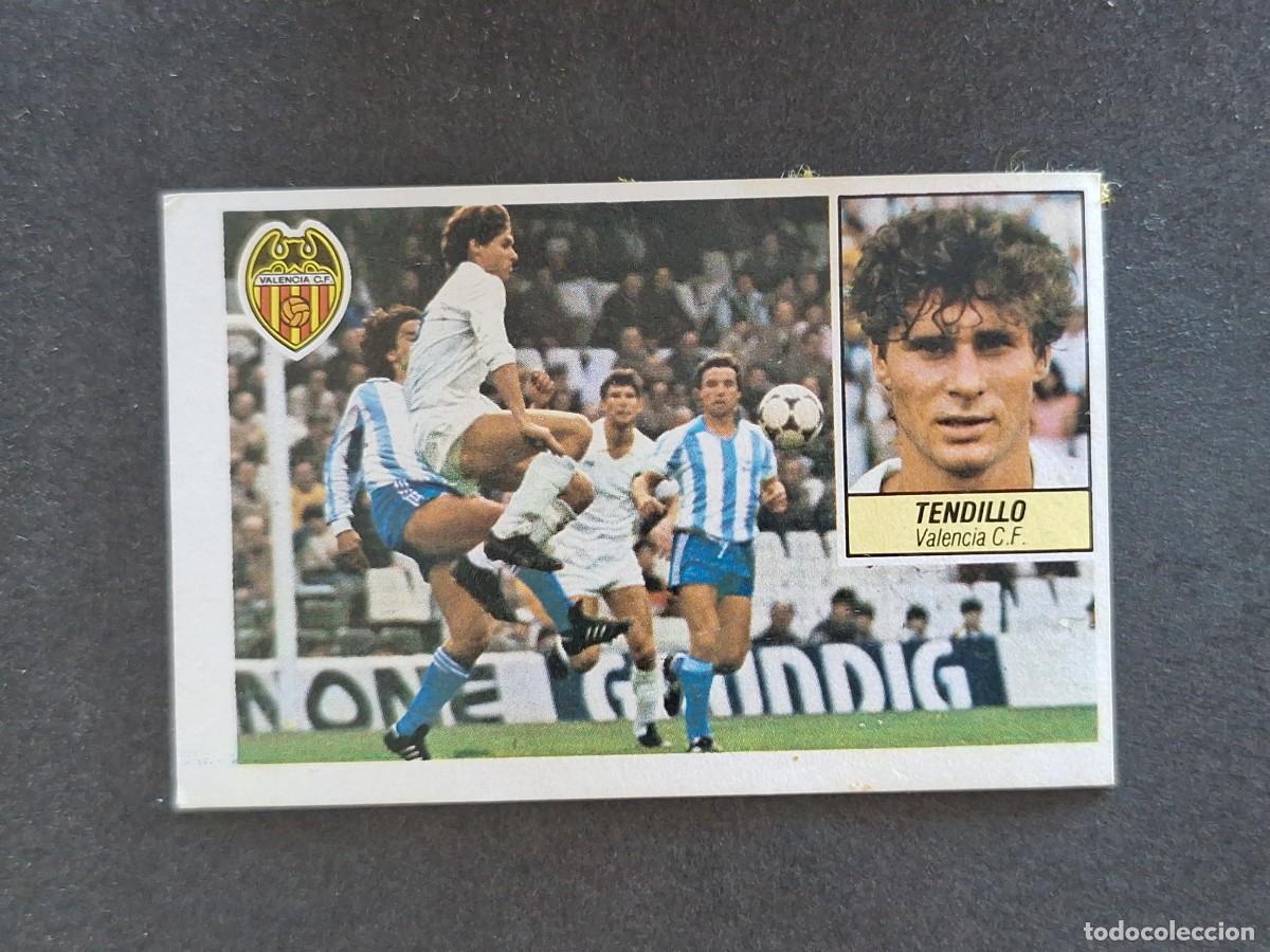 Cromos de f&uacute;tbol: L5 TENDILLO VALENCIA C. F. LIGA ESTE 1984 1985 84 85 DESPEGADO RECUPERADO