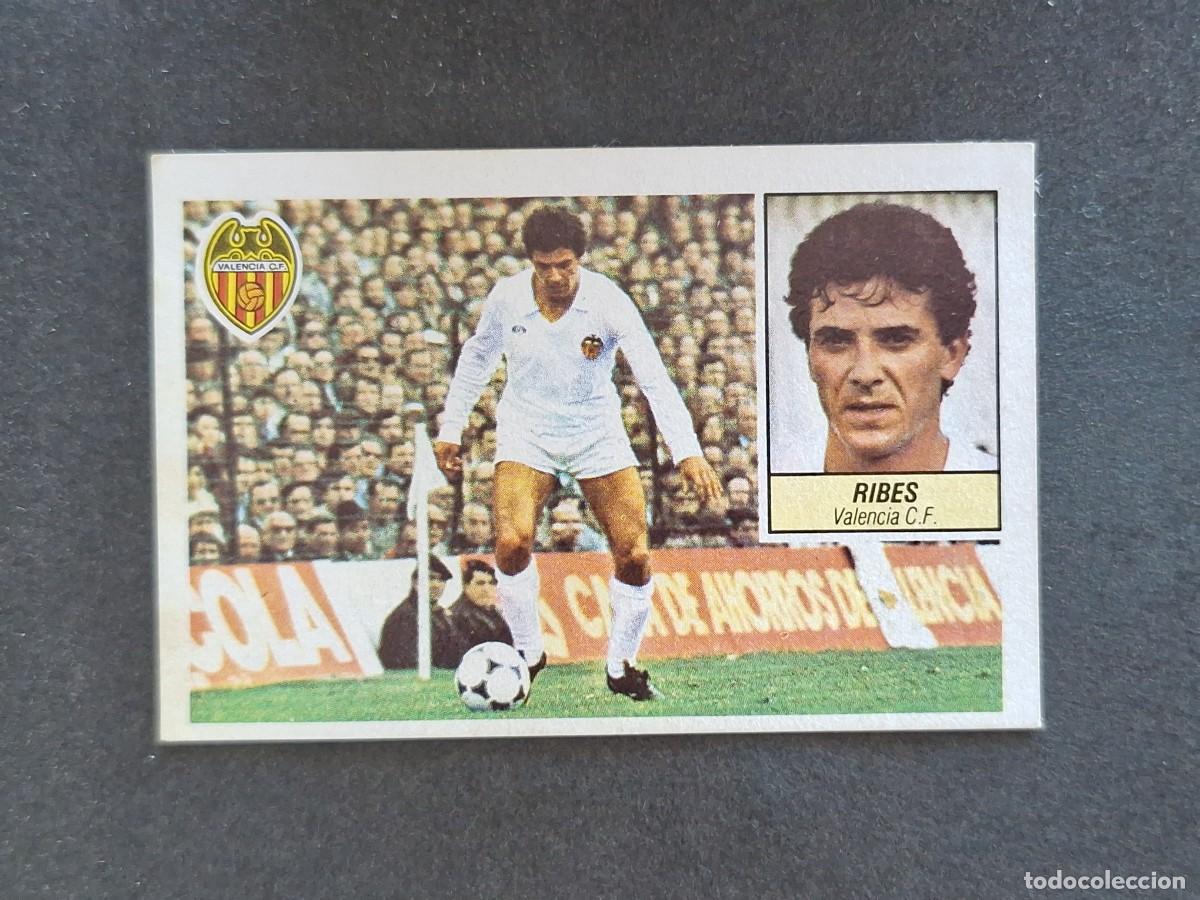 Cromos de f&uacute;tbol: L5 RIBES VALENCIA C. F. LIGA ESTE 1984 1985 84 85 DESPEGADO RECUPERADO