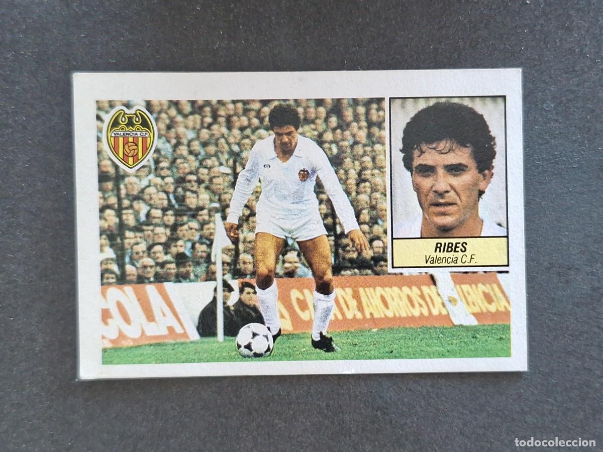 Cromos de f&uacute;tbol: L5 RIBES VALENCIA C. F. LIGA ESTE 1984 1985 84 85 DESPEGADO RECUPERADO