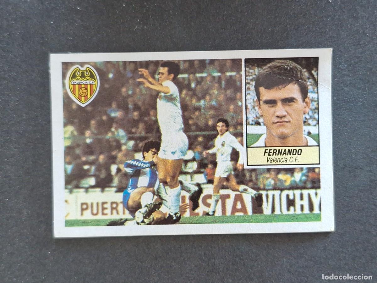 Cromos de f&uacute;tbol: L5 FERNANDO VALENCIA C. F. LIGA ESTE 1984 1985 84 85 DESPEGADO RECUPERADO