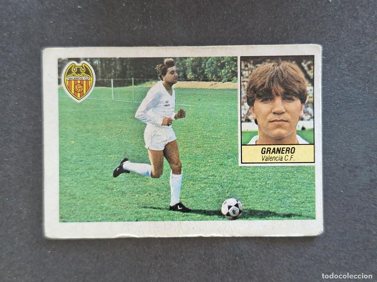 Cromos de f&uacute;tbol: L5 GRANERO VALENCIA C. F. LIGA ESTE 1984 1985 84 85 DESPEGADO RECUPERADO