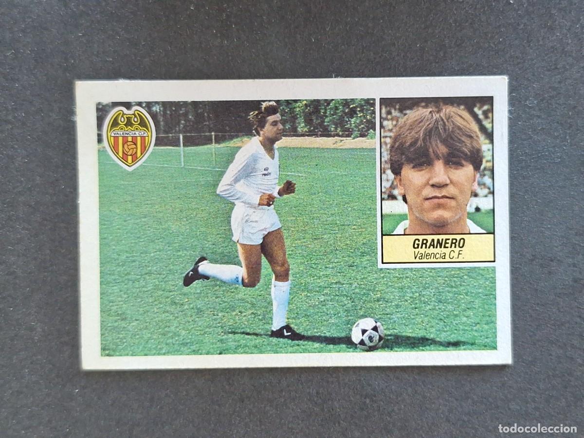 Cromos de f&uacute;tbol: L5 GRANERO VALENCIA C. F. LIGA ESTE 1984 1985 84 85 DESPEGADO RECUPERADO