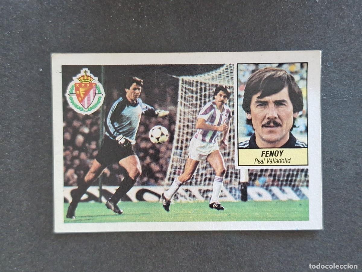 Cromos de f&uacute;tbol: L5 FENOY REAL VALLADOLID LIGA ESTE 1984 1985 84 85 DESPEGADO RECUPERADO