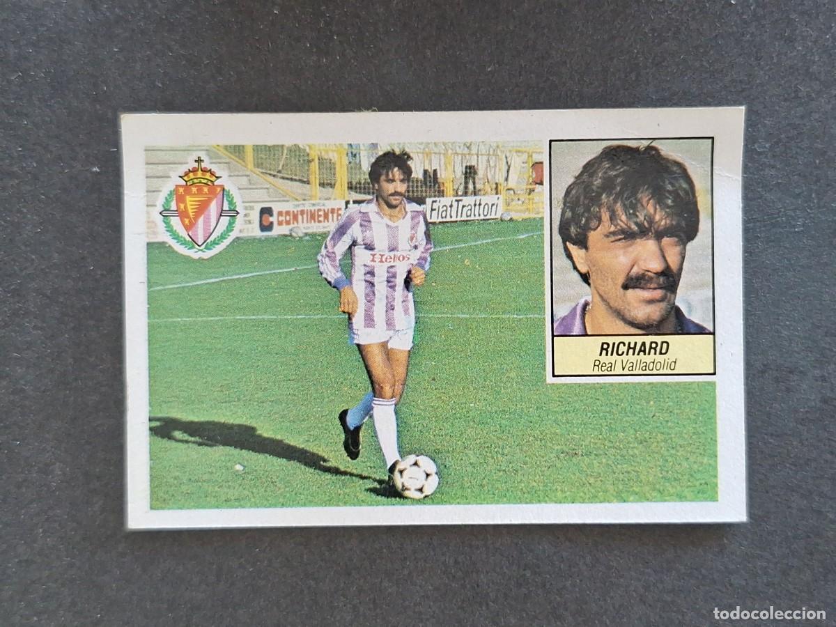 Cromos de f&uacute;tbol: L5 RICHARD REAL VALLADOLID LIGA ESTE 1984 1985 84 85 DESPEGADO RECUPERADO