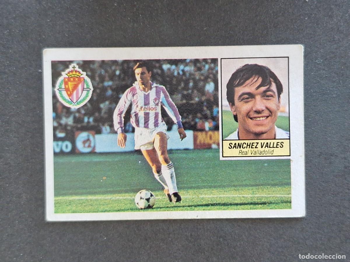 Cromos de f&uacute;tbol: L5 SANCHEZ VALLES REAL VALLADOLID LIGA ESTE 1984 1985 84 85 DESPEGADO RECUPERADO