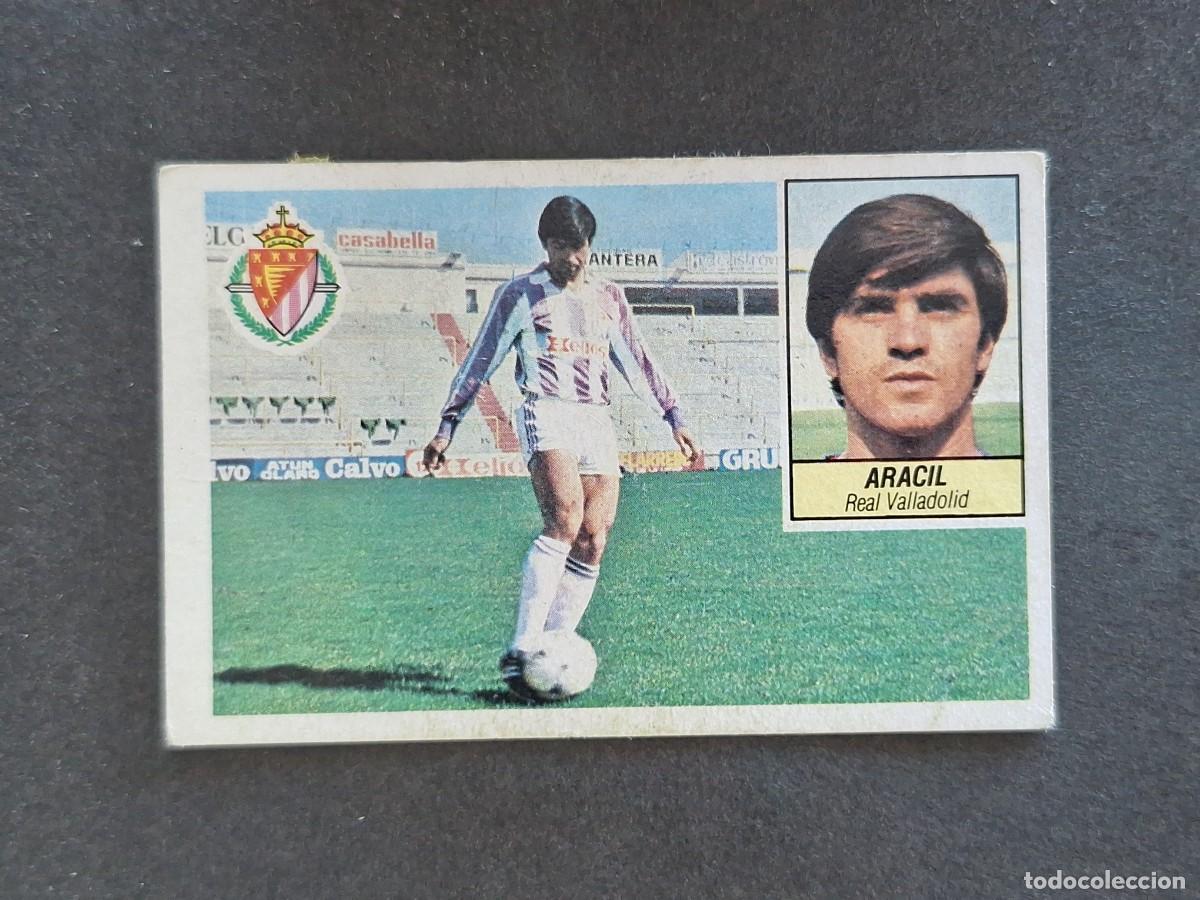 Cromos de f&uacute;tbol: L5 ARACIL REAL VALLADOLID LIGA ESTE 1984 1985 84 85 DESPEGADO RECUPERADO