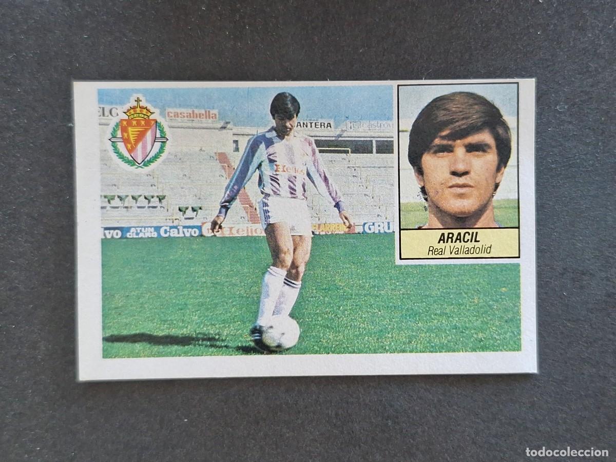 Cromos de f&uacute;tbol: L5 ARACIL REAL VALLADOLID LIGA ESTE 1984 1985 84 85 DESPEGADO RECUPERADO