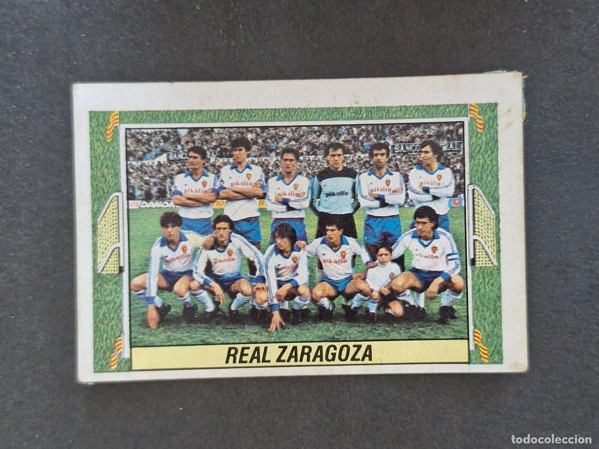 Cromos de f&uacute;tbol: L5 EQUIPO REAL ZARAGOZA LIGA ESTE 1984 1985 84 85 DESPEGADO RECUPERADO