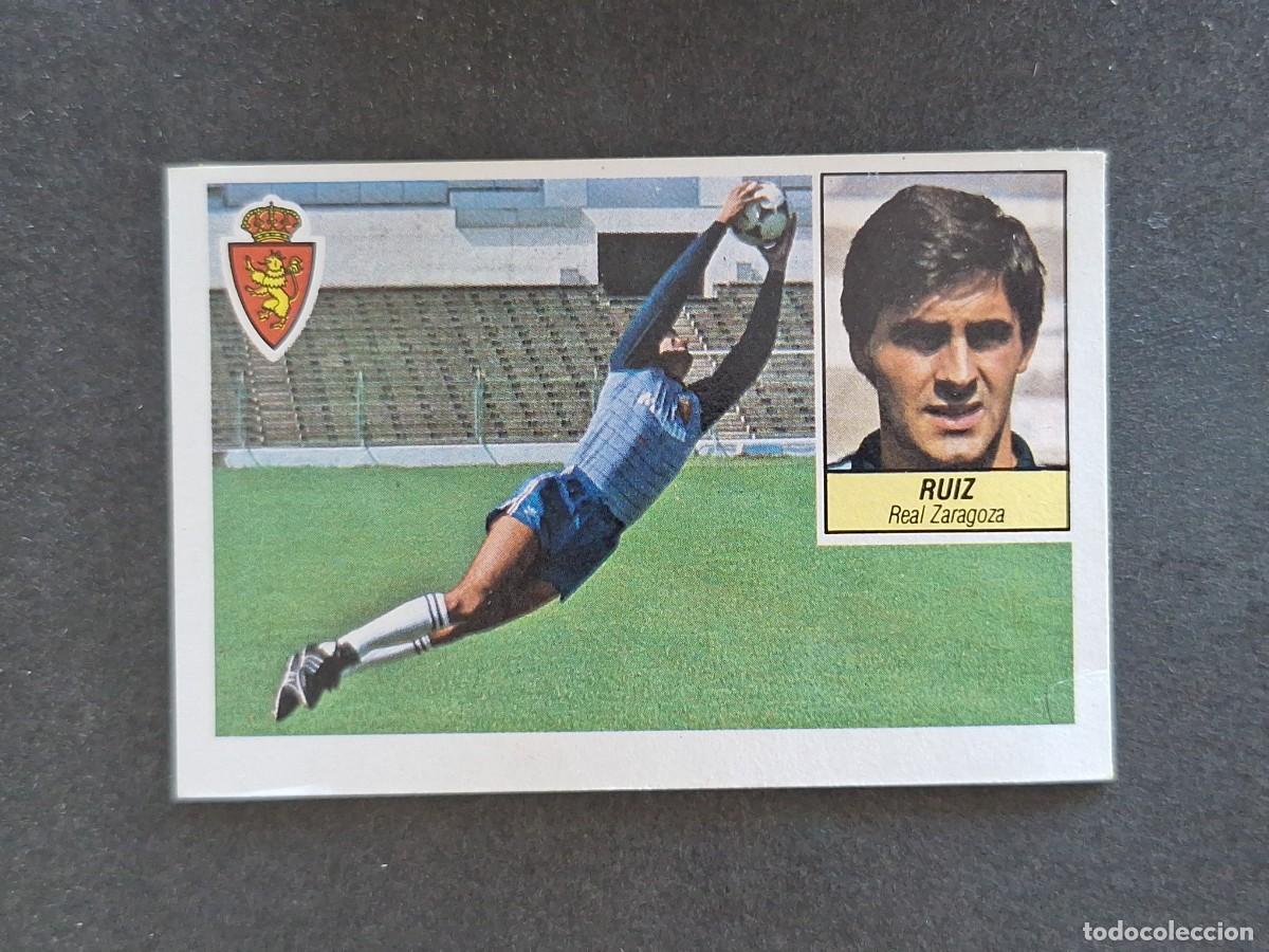 Cromos de f&uacute;tbol: L5 RUIZ REAL ZARAGOZA LIGA ESTE 1984 1985 84 85 DESPEGADO RECUPERADO
