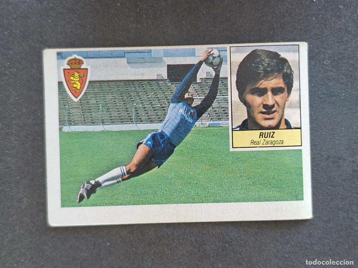 Cromos de f&uacute;tbol: L5 RUIZ REAL ZARAGOZA LIGA ESTE 1984 1985 84 85 DESPEGADO RECUPERADO