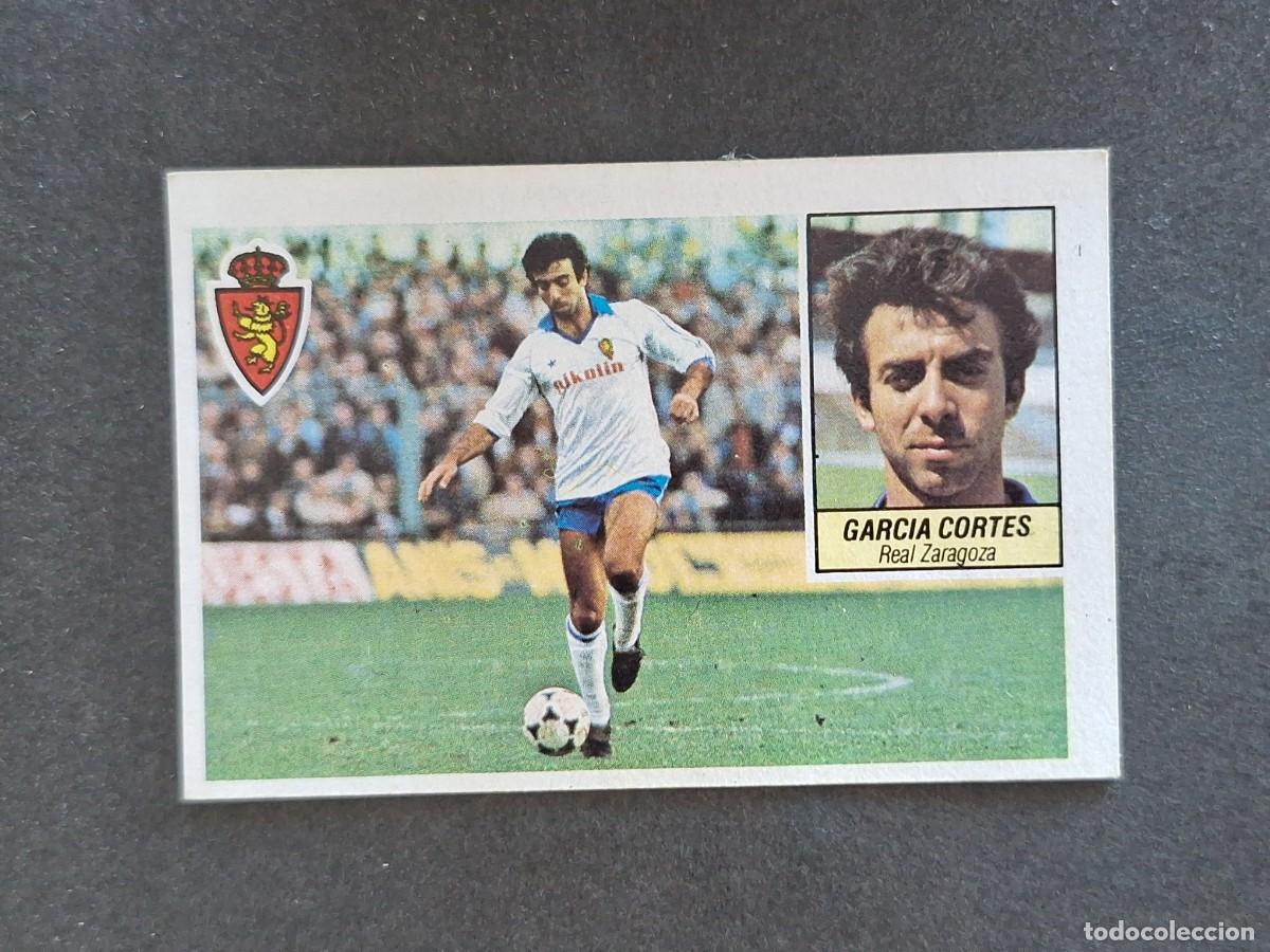 Cromos de f&uacute;tbol: L5 GARCIA CORTES REAL ZARAGOZA LIGA ESTE 1984 1985 84 85 DESPEGADO RECUPERADO