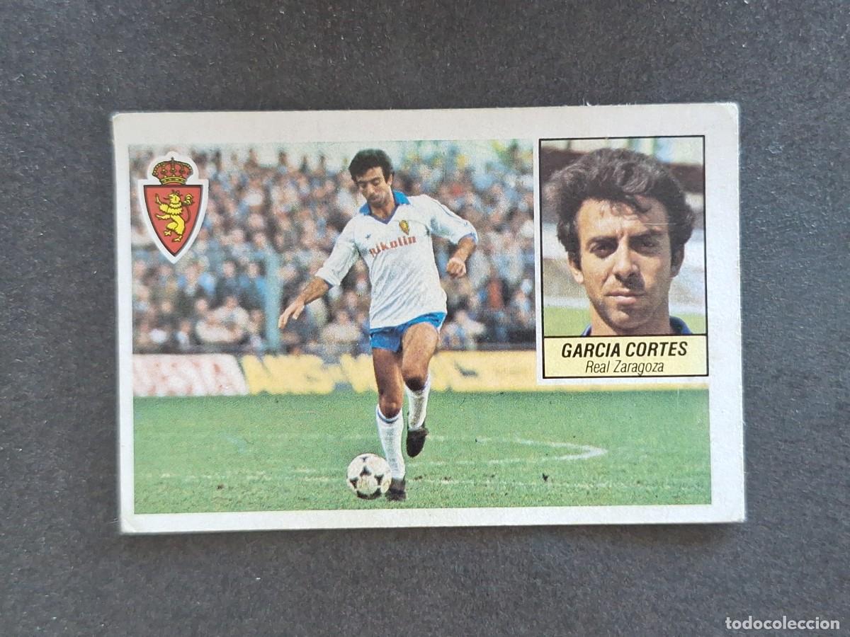 Cromos de f&uacute;tbol: L5 GARCIA CORTES REAL ZARAGOZA LIGA ESTE 1984 1985 84 85 DESPEGADO RECUPERADO
