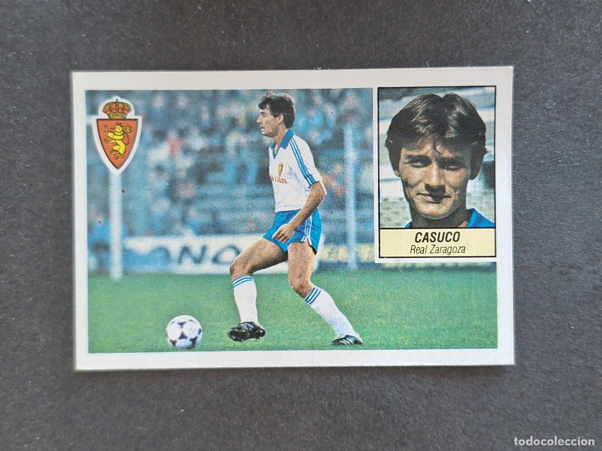 Cromos de f&uacute;tbol: L5 CASUCO REAL ZARAGOZA LIGA ESTE 1984 1985 84 85 DESPEGADO RECUPERADO