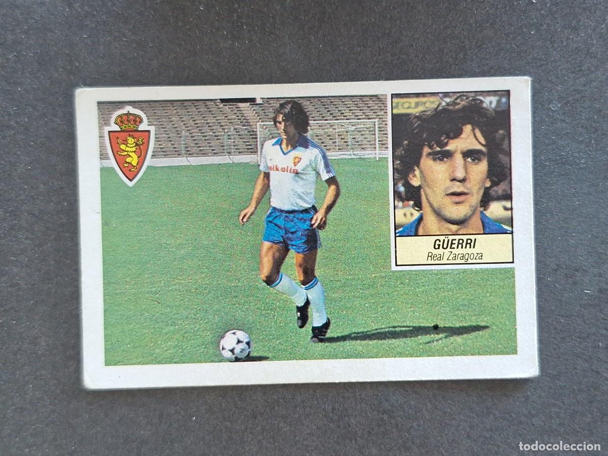 Cromos de f&uacute;tbol: L5 G&Uuml;ERRI REAL ZARAGOZA LIGA ESTE 1984 1985 84 85 DESPEGADO RECUPERADO
