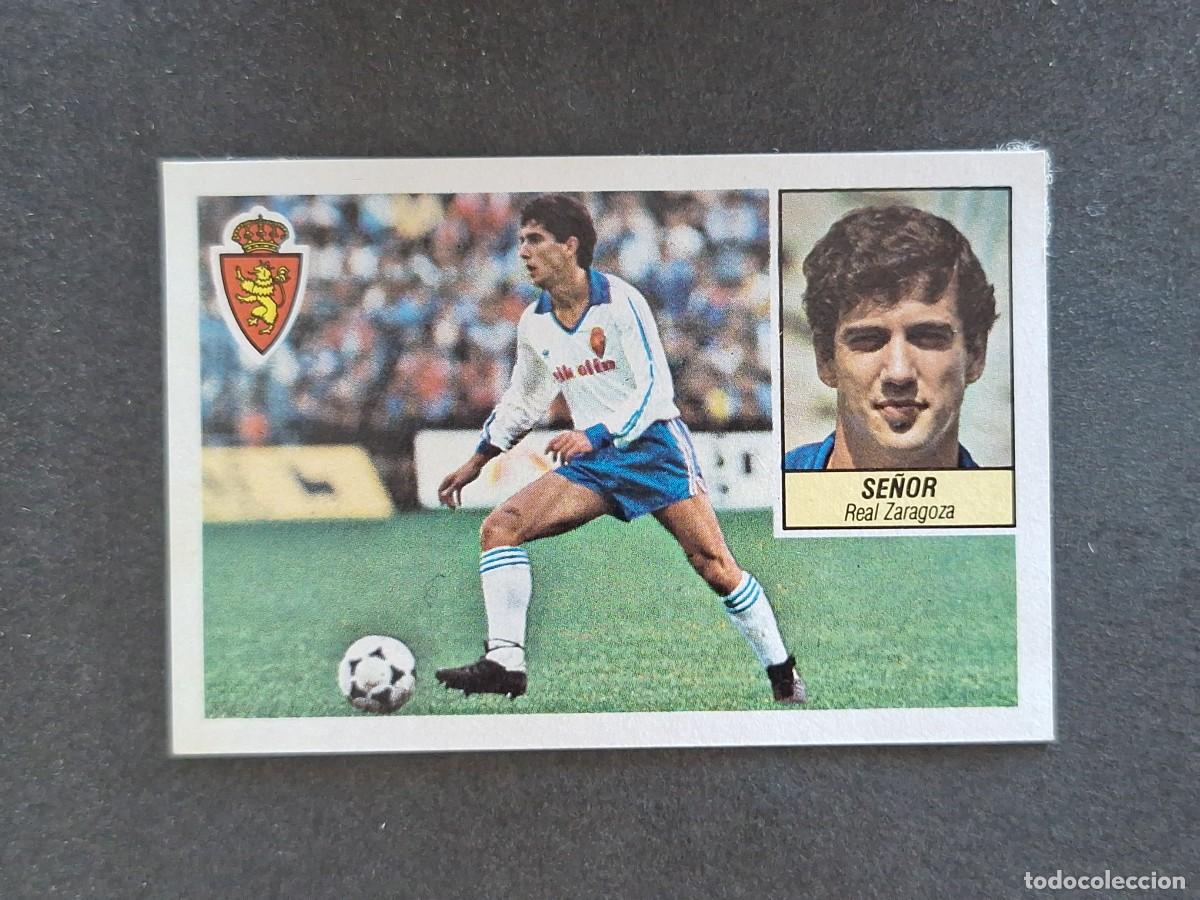 Cromos de f&uacute;tbol: L5 SE&Ntilde;OR REAL ZARAGOZA LIGA ESTE 1984 1985 84 85 DESPEGADO RECUPERADO