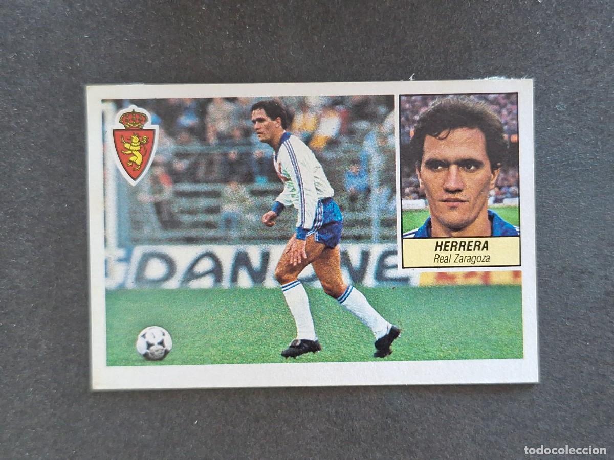 Cromos de f&uacute;tbol: L5 HERRERA REAL ZARAGOZA LIGA ESTE 1984 1985 84 85 DESPEGADO RECUPERADO