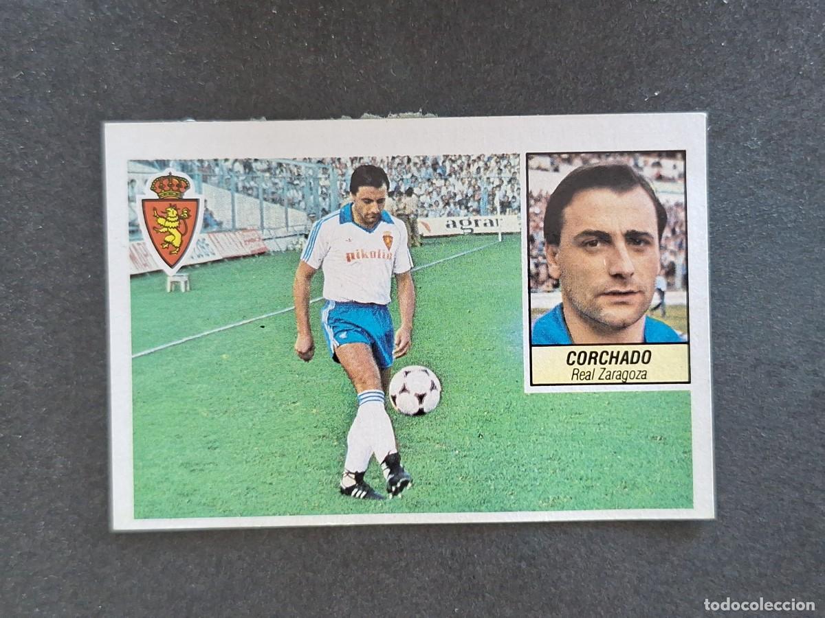 Cromos de f&uacute;tbol: L5 CORCHADO REAL ZARAGOZA LIGA ESTE 1984 1985 84 85 DESPEGADO RECUPERADO
