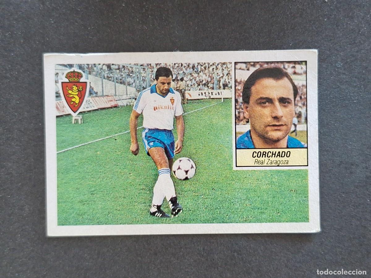 Cromos de f&uacute;tbol: L5 CORCHADO REAL ZARAGOZA LIGA ESTE 1984 1985 84 85 DESPEGADO RECUPERADO