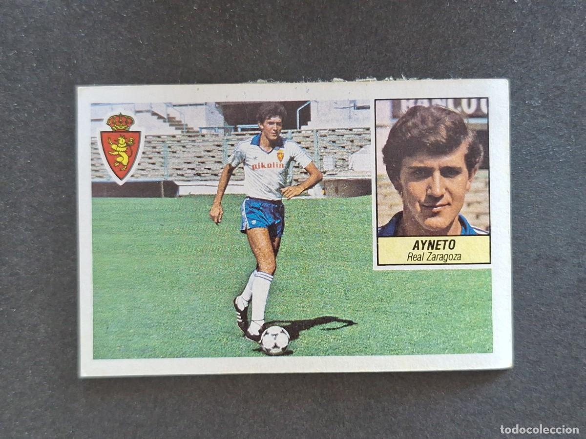 Cromos de f&uacute;tbol: L5 AYNETO REAL ZARAGOZA LIGA ESTE 1984 1985 84 85 DESPEGADO RECUPERADO