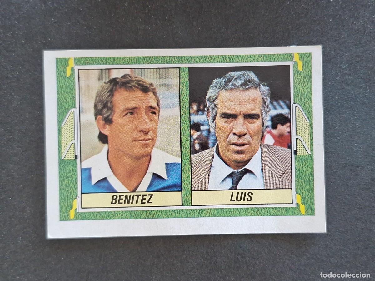 Cromos de f&uacute;tbol: L5 BENITEZ - LUIS ENTRENADORES LIGA ESTE 1984 1985 84 85 DESPEGADO RECUPERADO