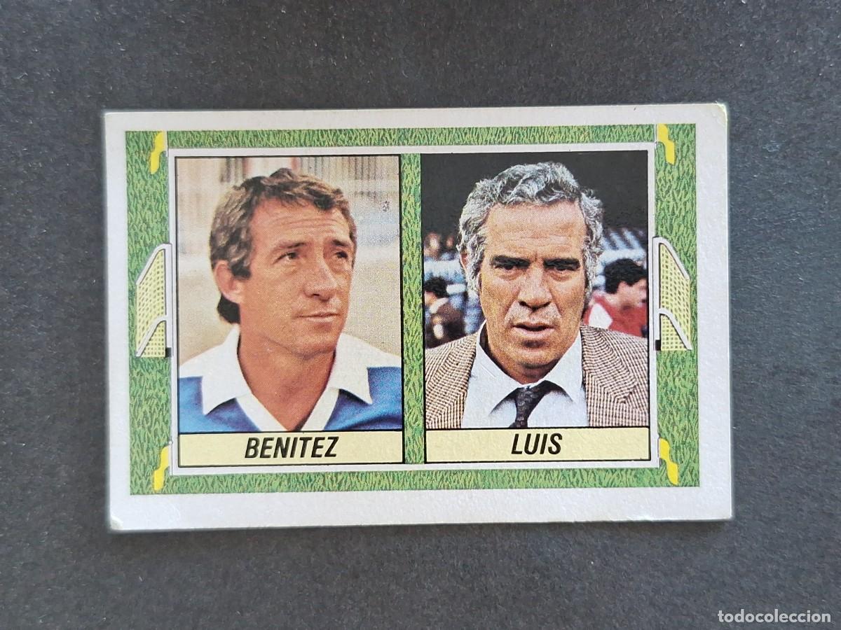 Cromos de f&uacute;tbol: L5 BENITEZ - LUIS ENTRENADORES LIGA ESTE 1984 1985 84 85 DESPEGADO RECUPERADO