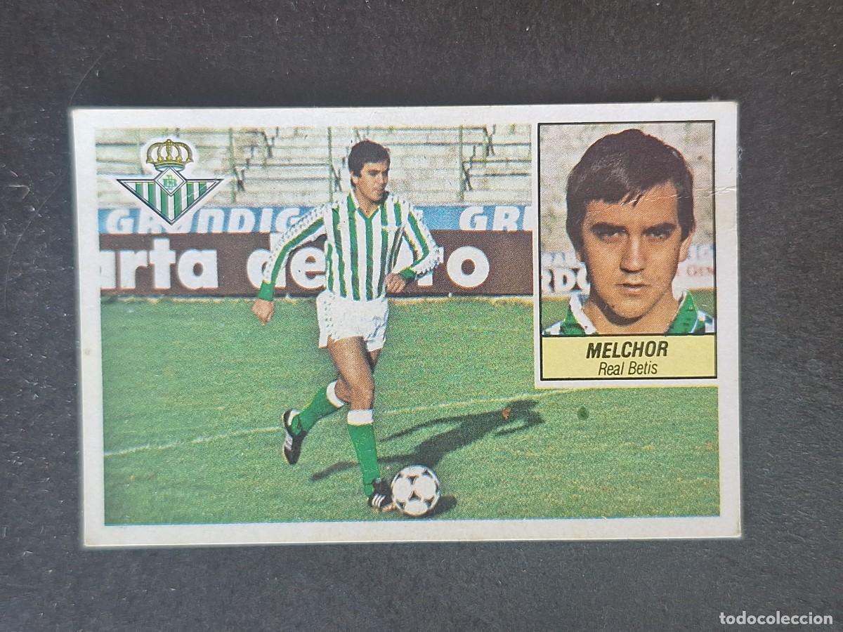 Cromos de f&uacute;tbol: L5 MELCHOR REAL BETIS BALOMPIE LIGA ESTE 1984 1985 84 85 DESPEGADO RECUPERADO