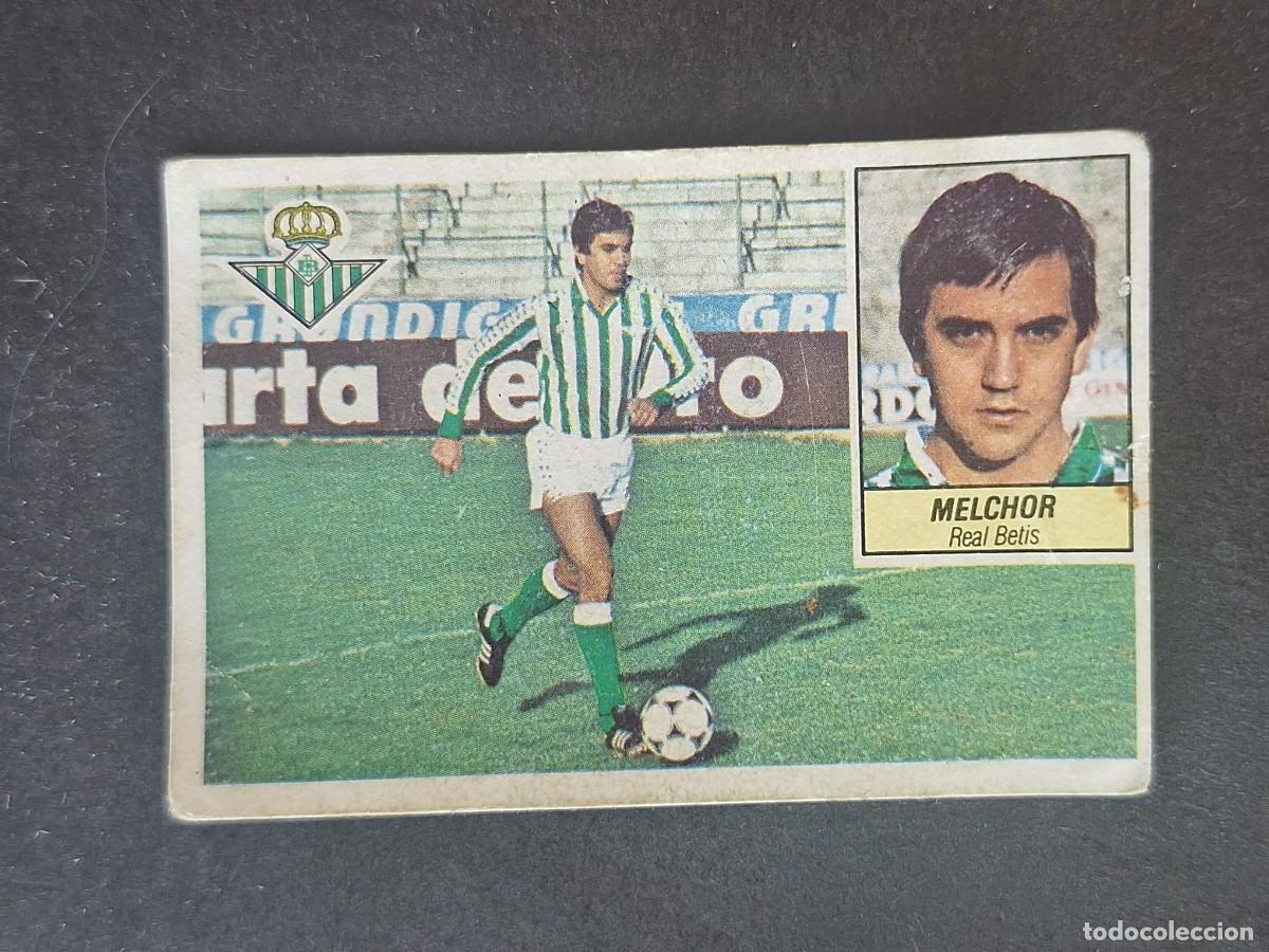 Cromos de f&uacute;tbol: L5 MELCHOR REAL BETIS BALOMPIE LIGA ESTE 1984 1985 84 85 DESPEGADO RECUPERADO