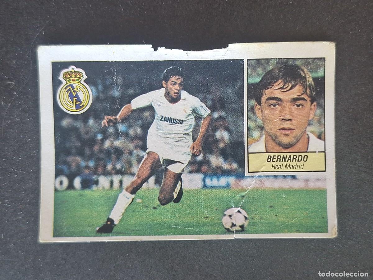 Cromos de f&uacute;tbol: L5 BERNARDO REAL MADRID LIGA ESTE 1984 1985 84 85 DESPEGADO RECUPERADO
