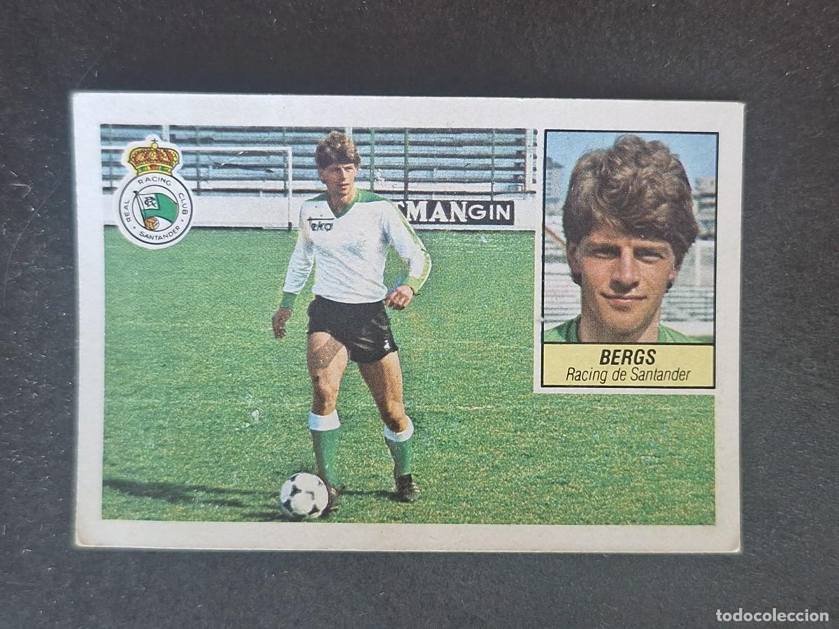 Cromos de f&uacute;tbol: L5 BERGS RACING DE SANTANDER LIGA ESTE 1984 1985 84 85 DESPEGADO RECUPERADO