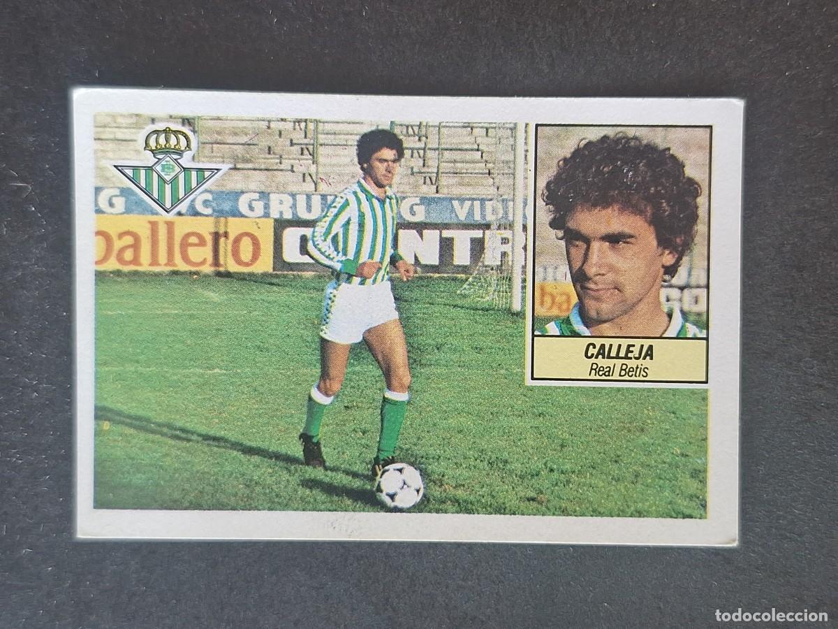 Cromos de f&uacute;tbol: L5 CALLEJA REAL BETIS BALOMPIE COLOCA LIGA ESTE 1984 1985 84 85 DESPEGADO RECUPERADO