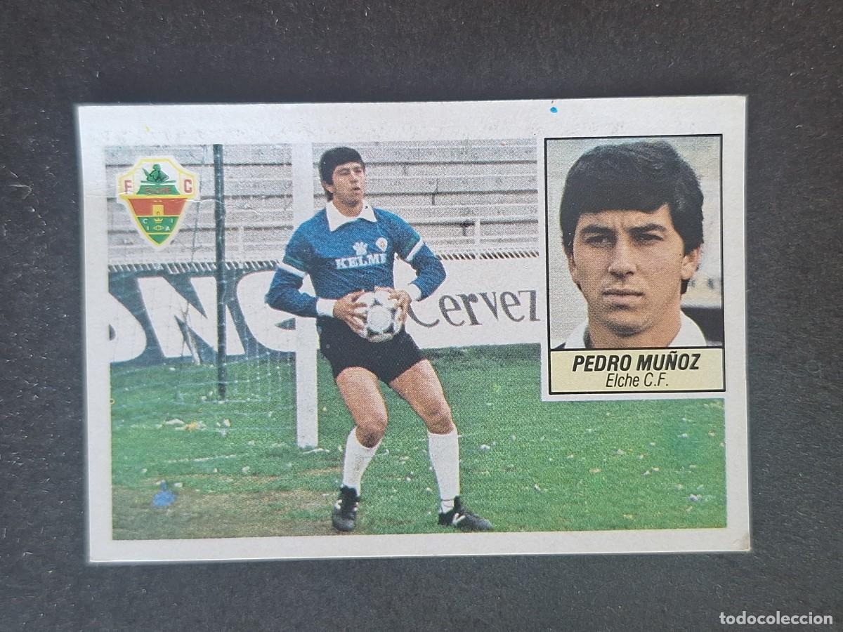 Cromos de f&uacute;tbol: L5 PEDRO MU&Ntilde;OZ ELCHE C. F. COLOCA LIGA ESTE 1984 1985 84 85 DESPEGADO RECUPERADO