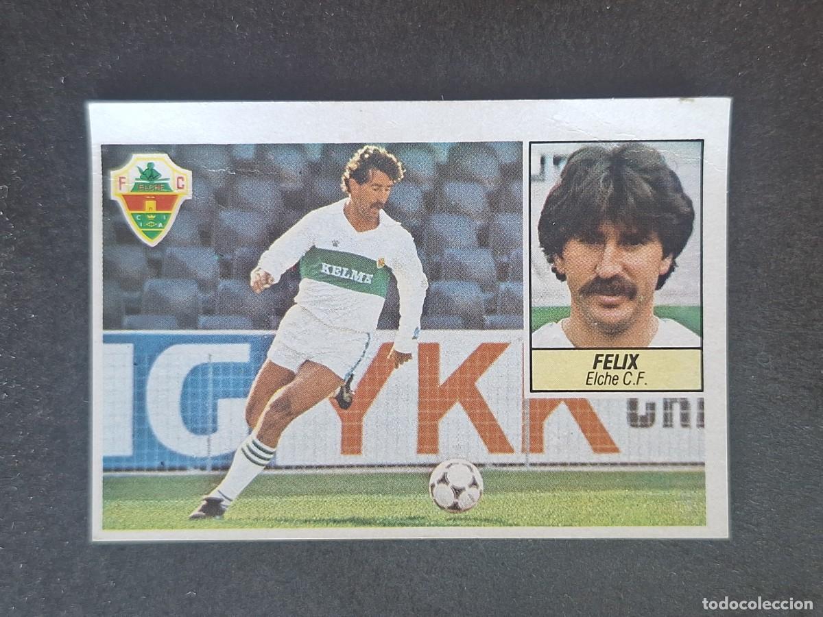 Cromos de f&uacute;tbol: L5 FELIX ELCHE C. F. COLOCA LIGA ESTE 1984 1985 84 85 DESPEGADO RECUPERADO
