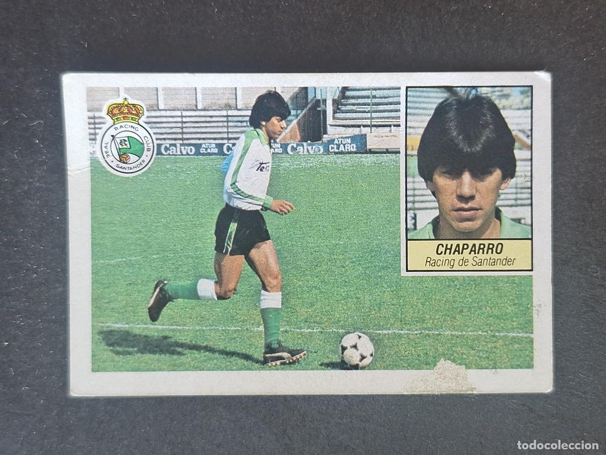 Cromos de f&uacute;tbol: L5 CHAPARRO RACING DE SANTANDER COLOCA LIGA ESTE 1984 1985 84 85 DESPEGADO RECUPERADO