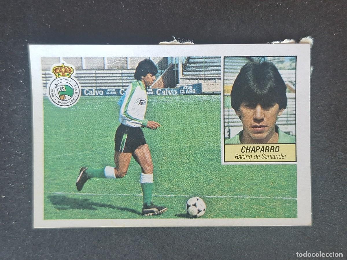 Cromos de f&uacute;tbol: L5 CHAPARRO RACING DE SANTANDER COLOCA LIGA ESTE 1984 1985 84 85 DESPEGADO RECUPERADO
