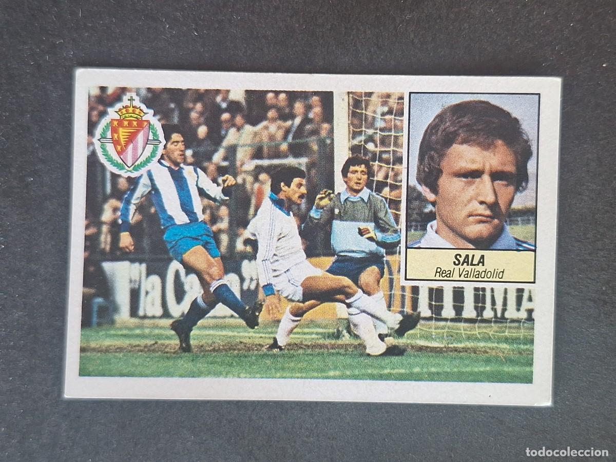 Cromos de f&uacute;tbol: L5 SALA REAL VALLADOLID COLOCA LIGA ESTE 1984 1985 84 85 DESPEGADO RECUPERADO