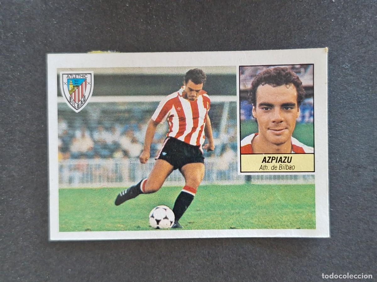 Cromos de f&uacute;tbol: L5 AZPIAZU ATHLETIC CLUB DE BILBAO FICHAJE 2 LIGA ESTE 1984 1985 84 85 DESPEGADO RECUPERADO