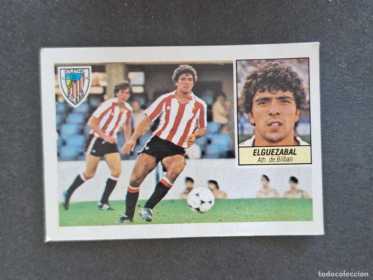 Cromos de f&uacute;tbol: L5 ELGUEZABAL ATHLETIC CLUB DE BILBAO FICHAJE 3 LIGA ESTE 1984 1985 84 85 DESPEGADO RECUPERADO