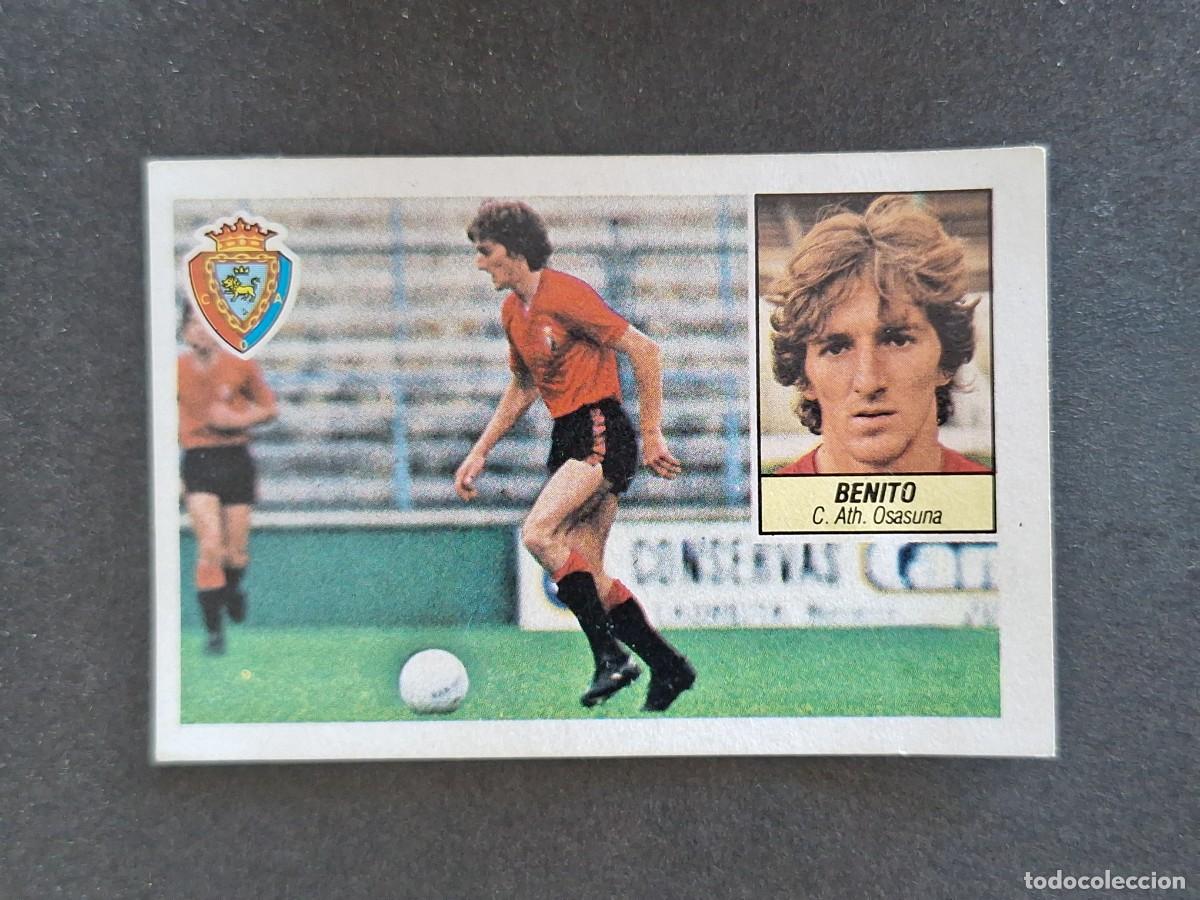 Cromos de f&uacute;tbol: L5 BENITO C. A. OSASUNA FICHAJE 4 LIGA ESTE 1984 1985 84 85 DESPEGADO RECUPERADO