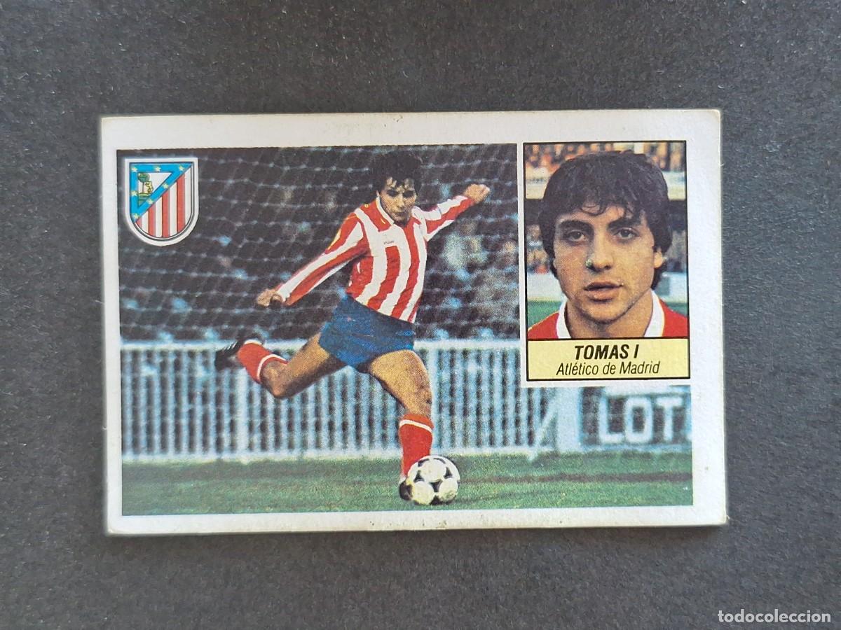 Cromos de f&uacute;tbol: L5 TOMAS I ATLETICO DE MADRID FICHAJE 5 LIGA ESTE 1984 1985 84 85 DESPEGADO RECUPERADO
