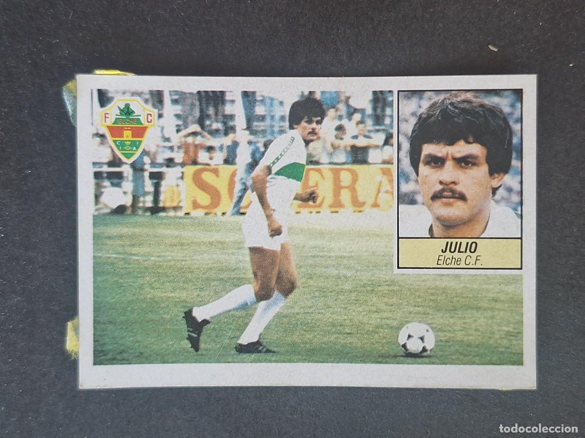 Cromos de f&uacute;tbol: L5 JULIO VERSION ELCHE C. F. FICHAJE 16 LIGA ESTE 1984 1985 84 85 DESPEGADO RECUPERADO