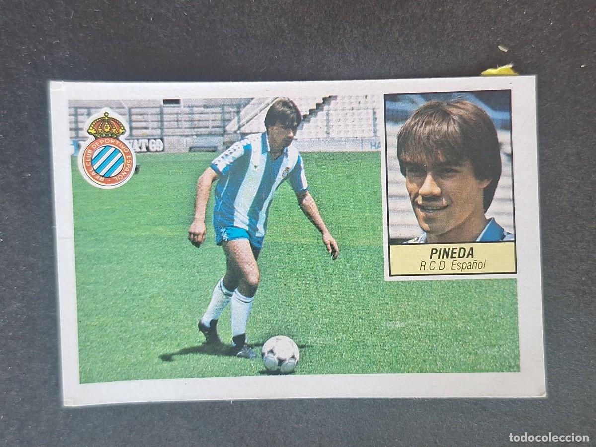 Cromos de f&uacute;tbol: L5 PINEDA R. C. D. ESPA&Ntilde;OL FICHAJE 18 LIGA ESTE 1984 1985 84 85 DESPEGADO RECUPERADO