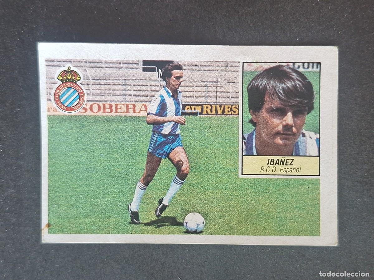 Cromos de f&uacute;tbol: L5 IBA&Ntilde;EZ R. C. D. ESPA&Ntilde;OL FICHAJE 19 LIGA ESTE 1984 1985 84 85 DESPEGADO RECUPERADO