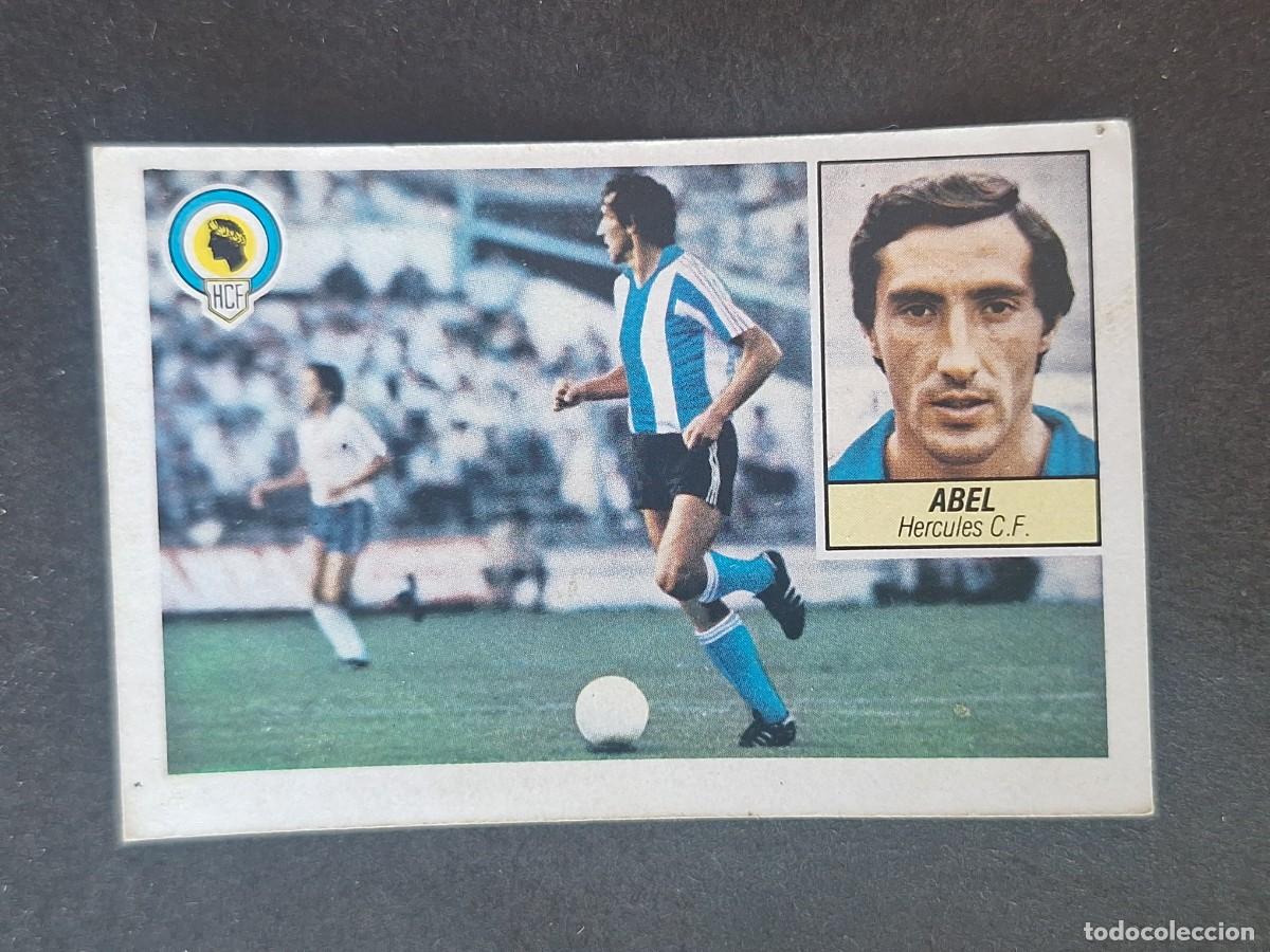 Cromos de f&uacute;tbol: L5 ABEL VERSION HERCULES C. F. FICHAJE 20 LIGA ESTE 1984 1985 84 85 DESPEGADO RECUPERADO