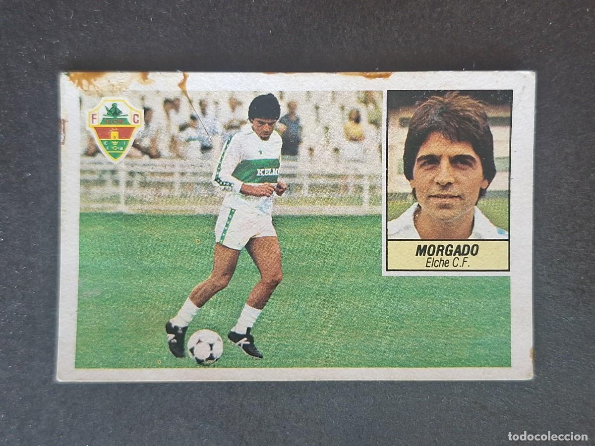 Cromos de f&uacute;tbol: L5 MORGADO VERSION ELCHE C. F. FICHAJE 21 LIGA ESTE 1984 1985 84 85 DESPEGADO RECUPERADO