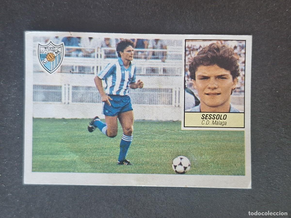 Cromos de f&uacute;tbol: L5 SESSOLO C. D. MALAGA FICHAJE 24 LIGA ESTE 1984 1985 84 85 DESPEGADO RECUPERADO