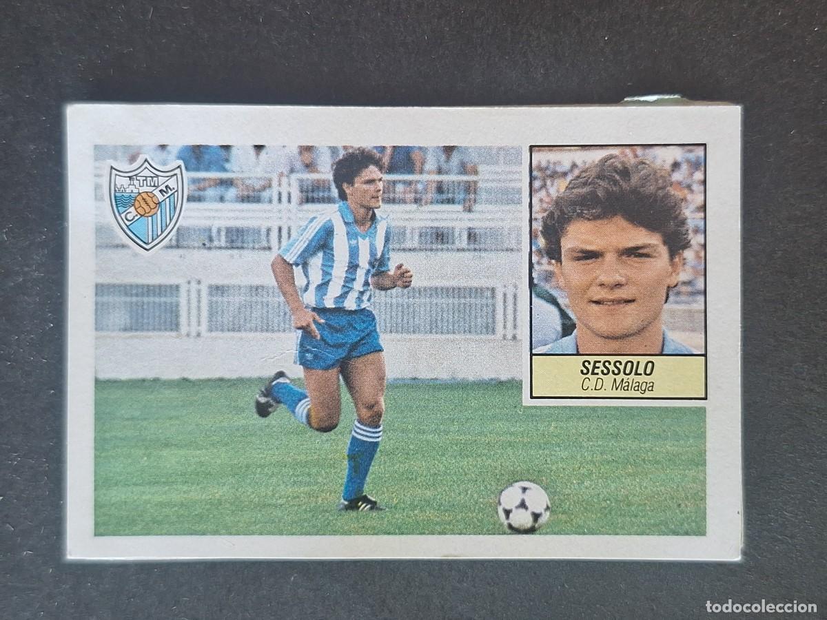 Cromos de f&uacute;tbol: L5 SESSOLO C. D. MALAGA FICHAJE 24 LIGA ESTE 1984 1985 84 85 DESPEGADO RECUPERADO